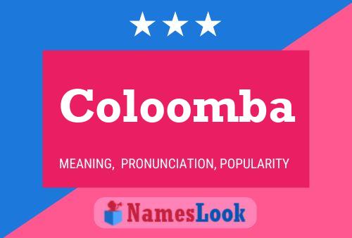 Poster del nome Coloomba