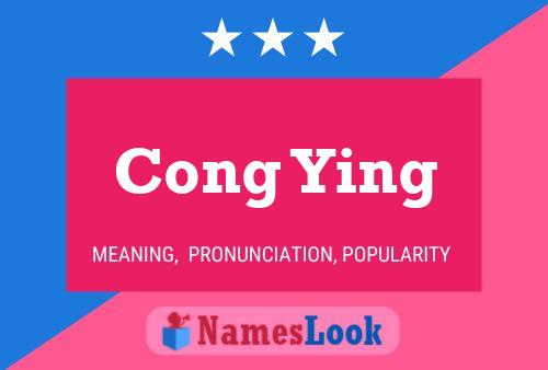 Poster del nome Cong Ying