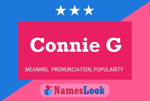 Poster del nome Connie G