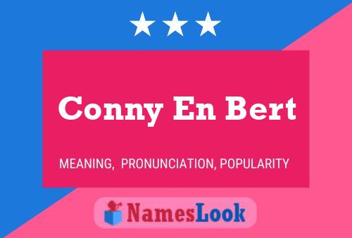 Poster del nome Conny En Bert