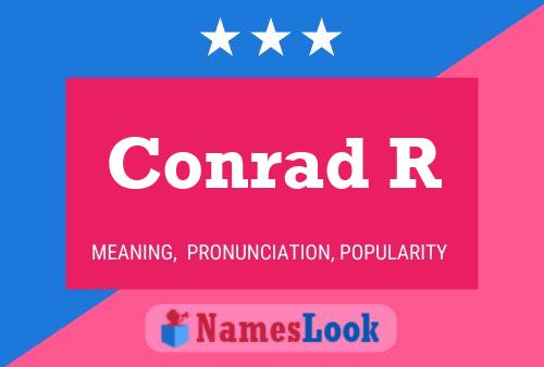 Poster del nome Conrad R