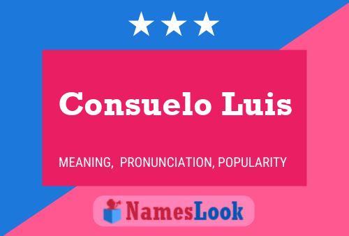 Poster del nome Consuelo Luis