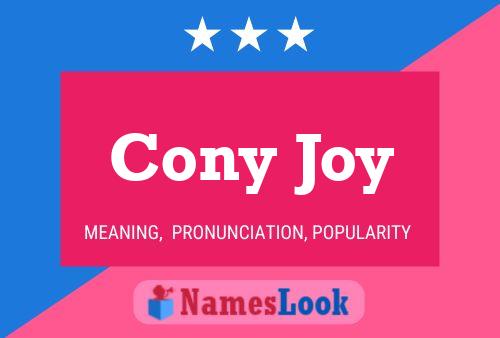 Poster del nome Cony Joy