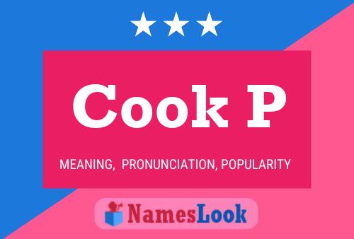 Poster del nome Cook P