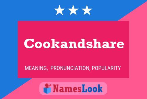 Poster del nome Cookandshare