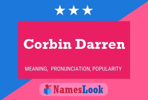 Poster del nome Corbin Darren