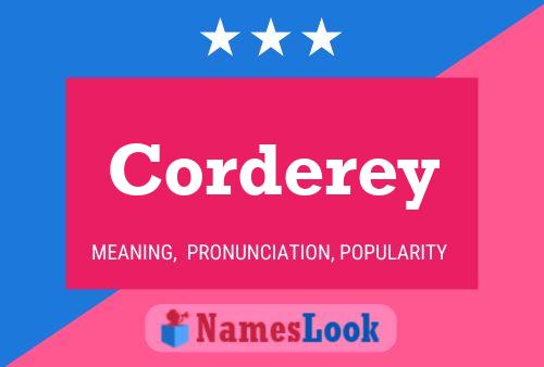 Poster del nome Corderey