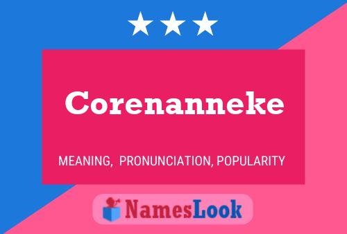 Poster del nome Corenanneke