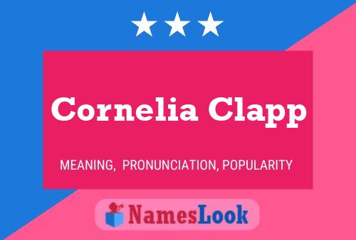 Poster del nome Cornelia Clapp