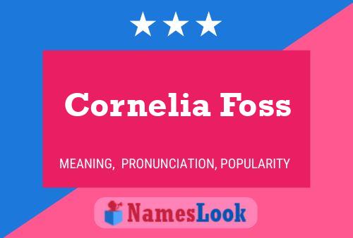 Poster del nome Cornelia Foss