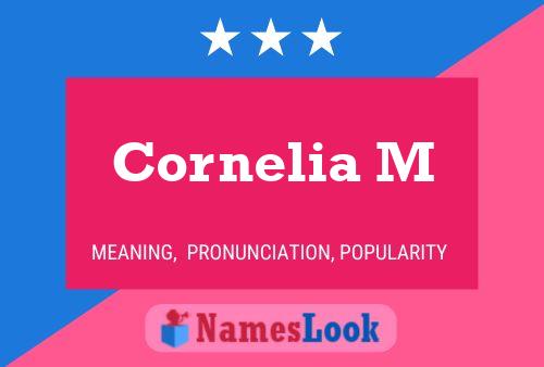 Poster del nome Cornelia M