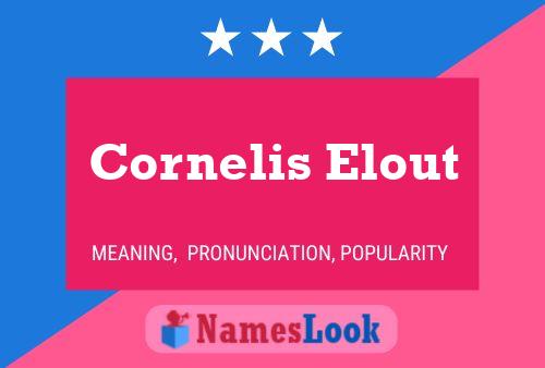 Poster del nome Cornelis Elout