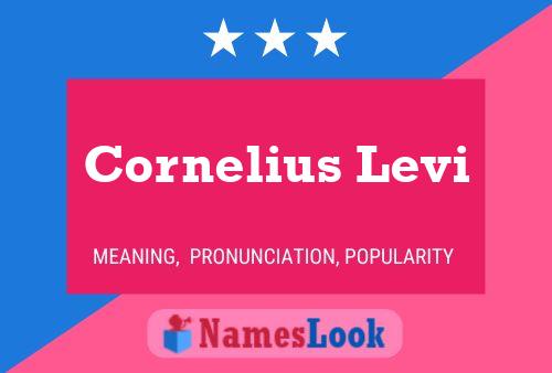 Poster del nome Cornelius Levi