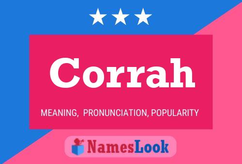 Poster del nome Corrah