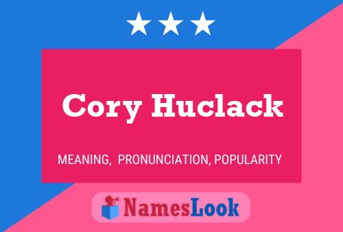 Poster del nome Cory Huclack