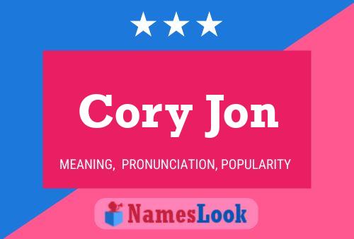 Poster del nome Cory Jon