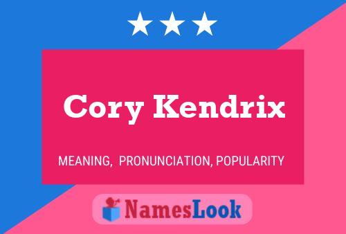 Poster del nome Cory Kendrix