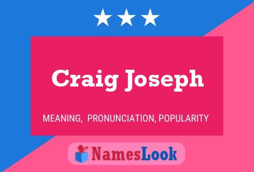 Poster del nome Craig Joseph