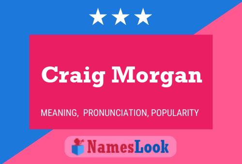 Poster del nome Craig Morgan