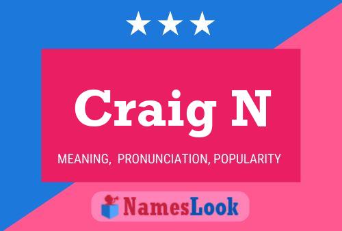 Poster del nome Craig N