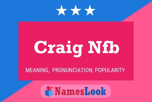 Poster del nome Craig Nfb