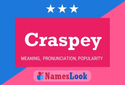 Poster del nome Craspey