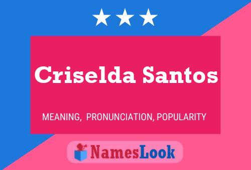 Poster del nome Criselda Santos