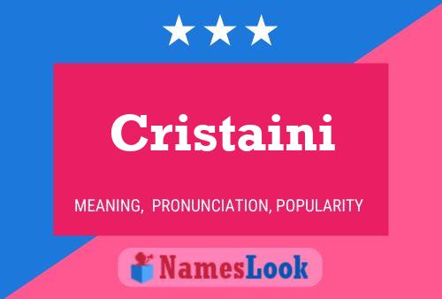 Poster del nome Cristaini