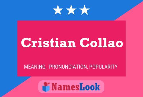 Poster del nome Cristian Collao