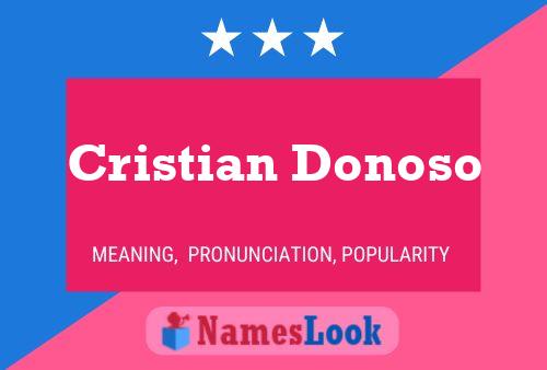 Poster del nome Cristian Donoso