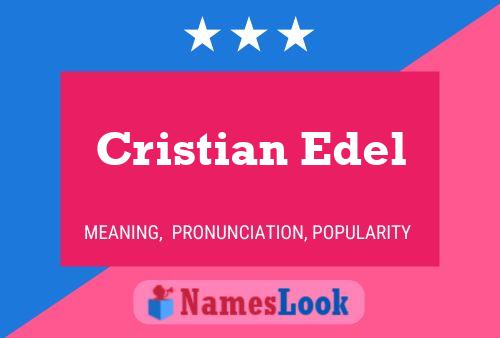 Poster del nome Cristian Edel