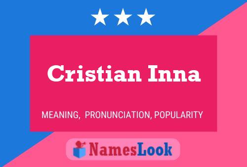 Poster del nome Cristian Inna