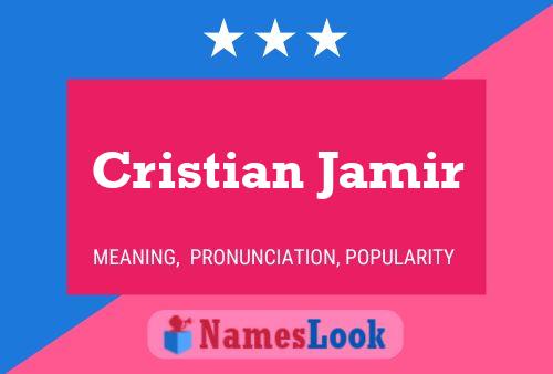 Poster del nome Cristian Jamir