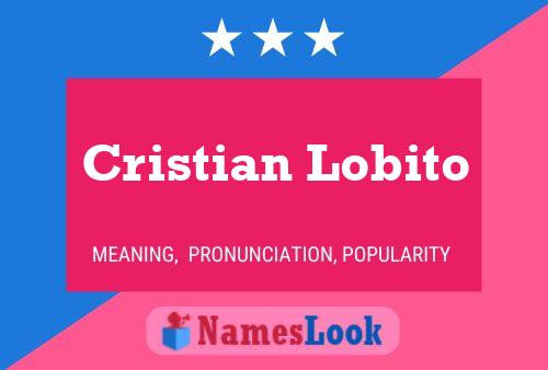 Poster del nome Cristian Lobito