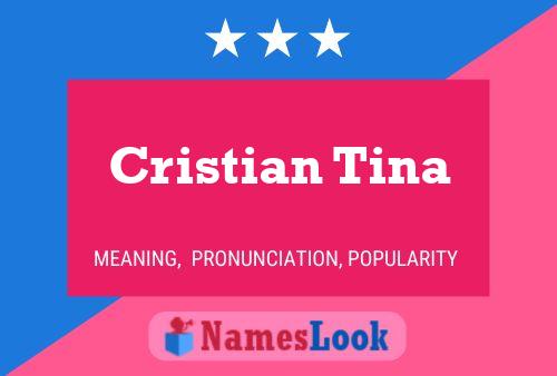 Poster del nome Cristian Tina