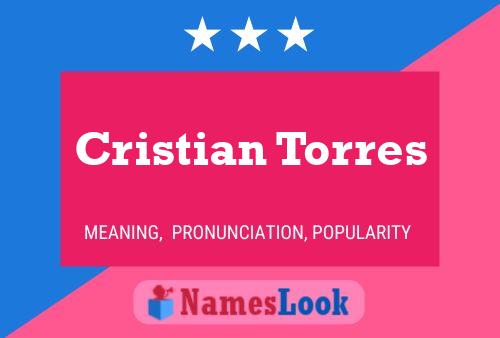 Poster del nome Cristian Torres