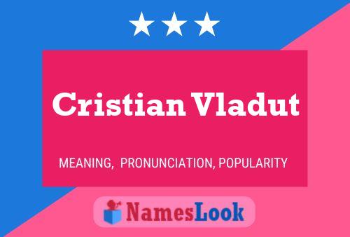 Poster del nome Cristian Vladut