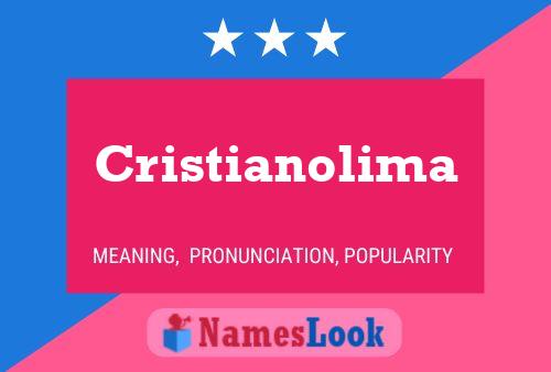 Poster del nome Cristianolima