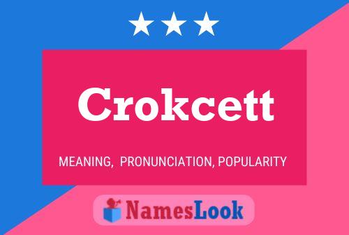 Poster del nome Crokcett