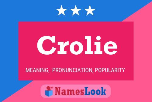 Poster del nome Crolie