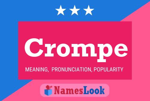 Poster del nome Crompe