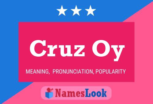 Poster del nome Cruz Oy