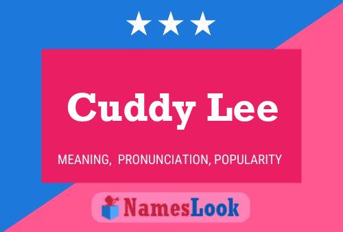 Poster del nome Cuddy Lee