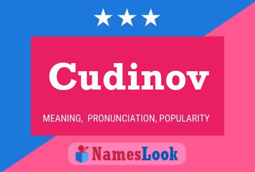 Poster del nome Cudinov