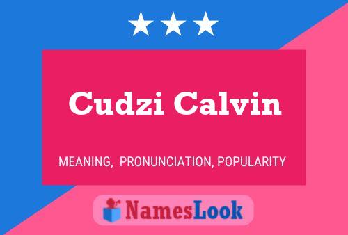 Poster del nome Cudzi Calvin