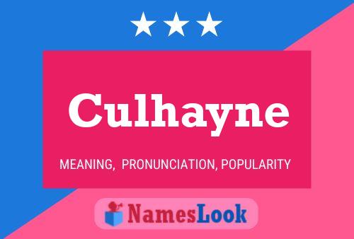 Poster del nome Culhayne