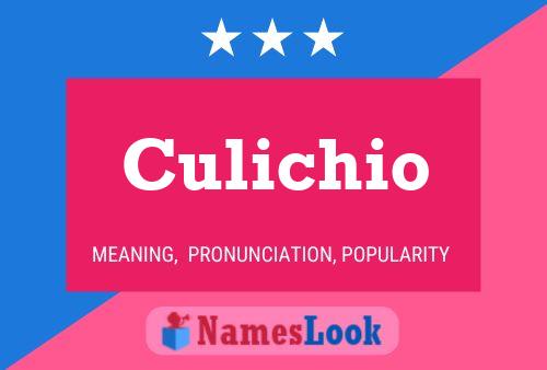 Poster del nome Culichio