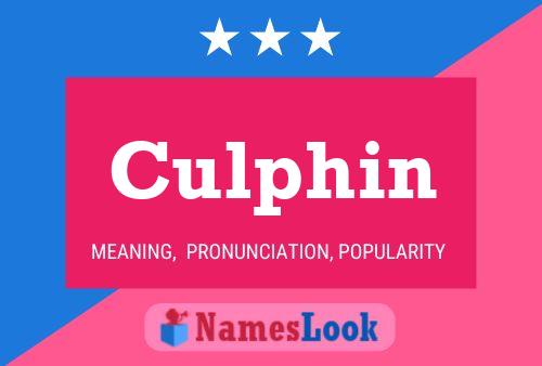 Poster del nome Culphin