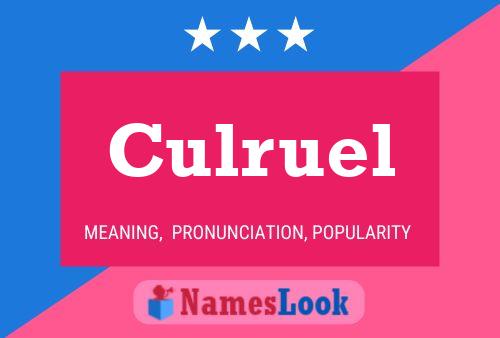 Poster del nome Culruel