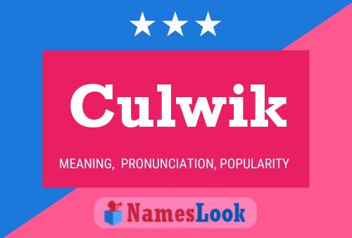 Poster del nome Culwik